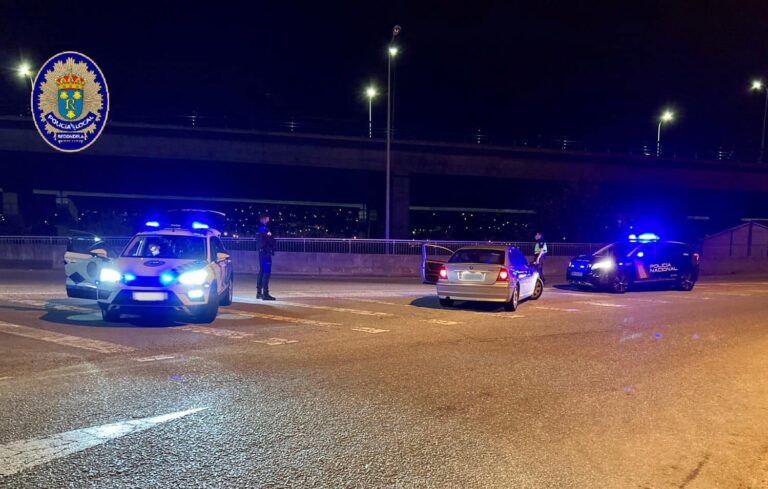 os condutores foro parados pola Policía