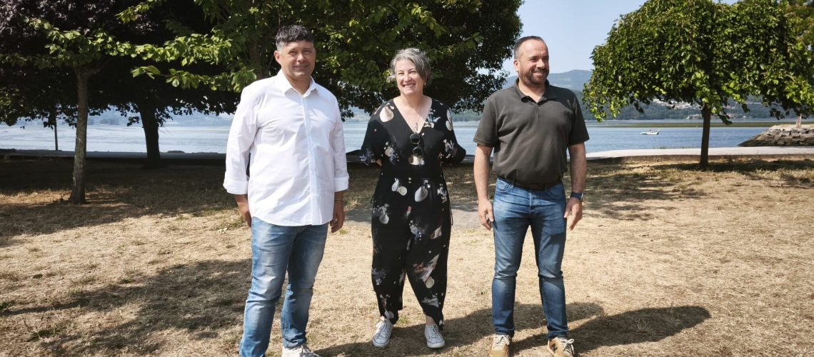 Manu Lourenzo, Eva Vilaverde e César Poza