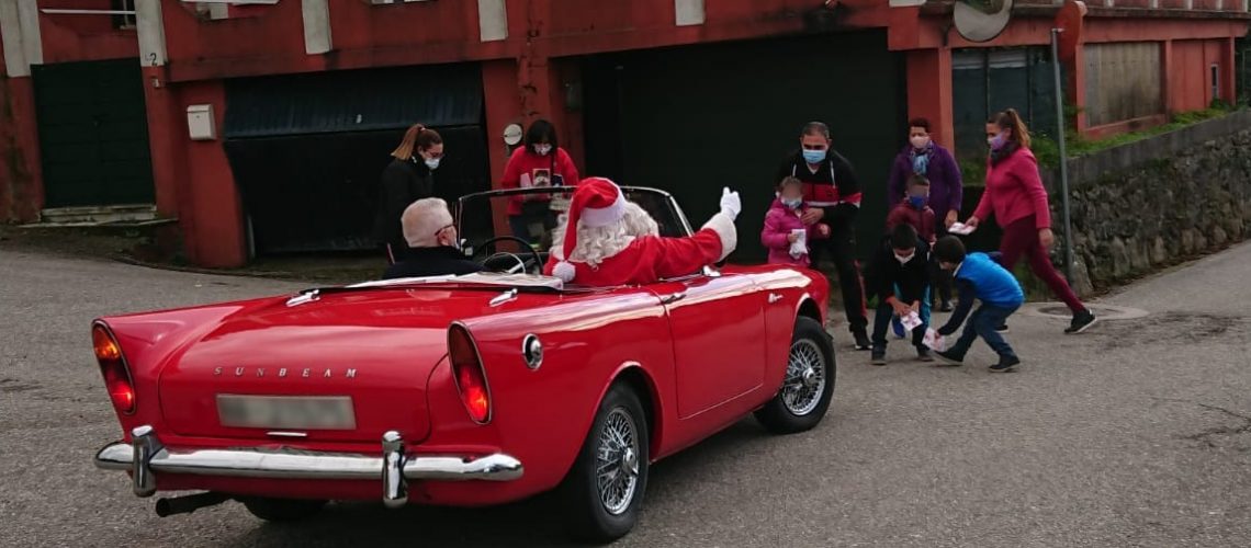 Papá Noel nas parroquias de Redondela 02