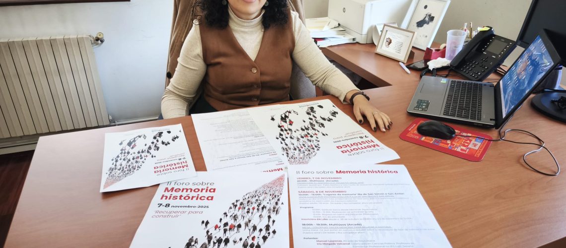 Silvia Cernadas_concelleira de Cultura e de Memoria Histórica