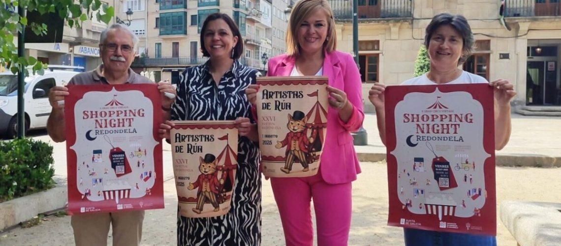 artistas rúa+shopping night