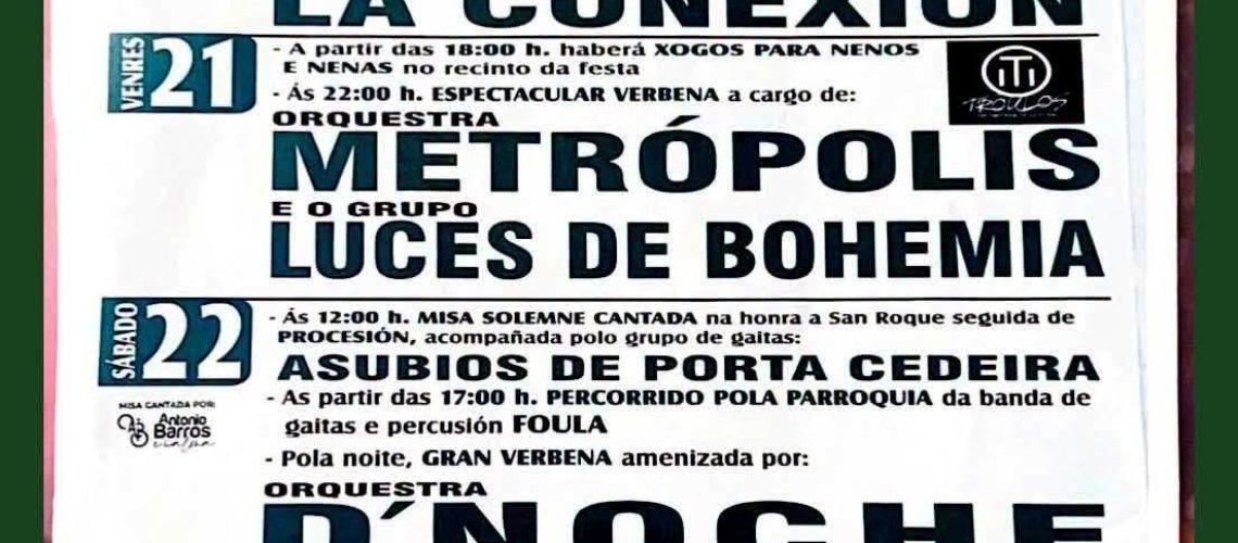 festas cedeira