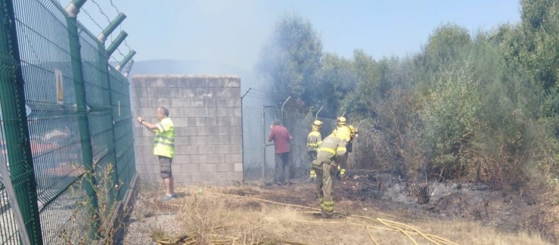 incendio forestal Redondela