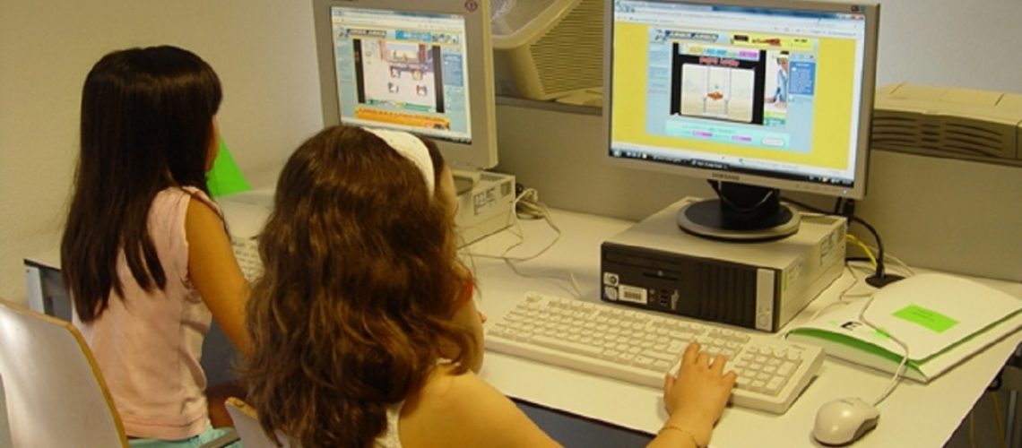 niños informática